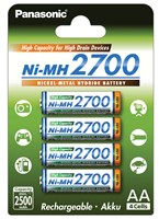 Аккумулятор AA/(HR6) Panasonic BK-3HGAE/4BE, 2700mAh, Ni-MH, блистер 4шт, цена за уп., Japan ориг 100%